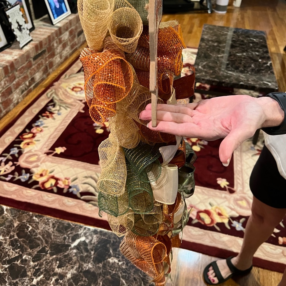 Festive Fall Ribbon Decor - Picture 2 of 2